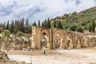 Cordoba, Andalusia, Spain. Ruins at Medina Azahara, a Moorish fortified palace outside of Cordoba. Art Print